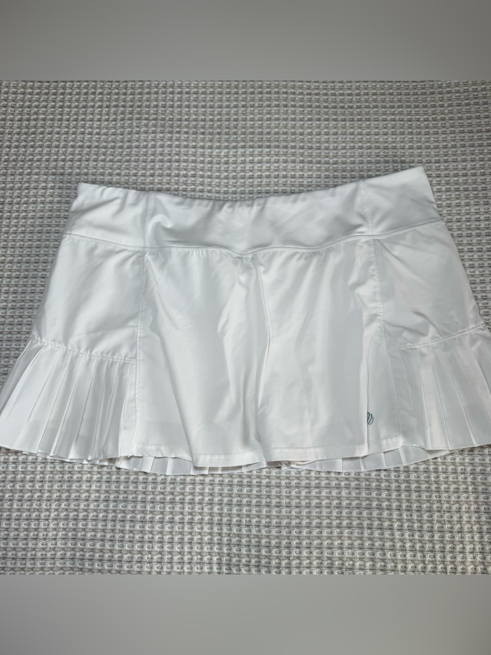 MPG Mondetta Groove White Pleated Hem Knit Skort Golf Pickleball Size XXL